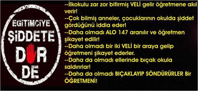 Eğitimciler SAHİPSİZ!