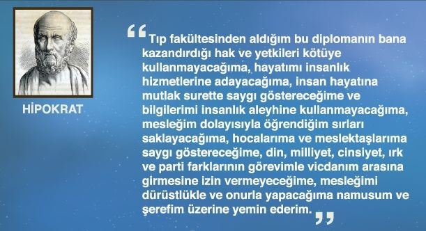 HİPOKRAT YEMİNİ!