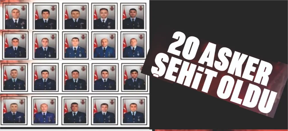 TÜRKİYE YASTA! 20 ASKERİMİZ ŞEHİT OLDU!