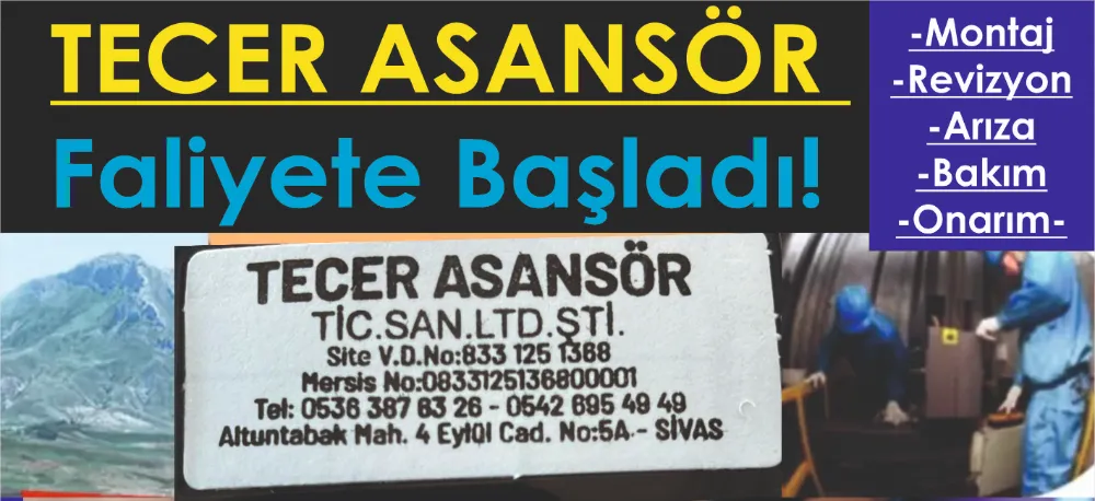 TECER ASANSÖR Kuruldu!