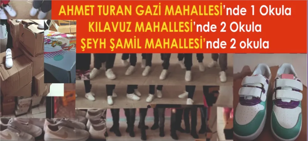 1058 ÖĞRENCİYE,1058 AYAKKABI!