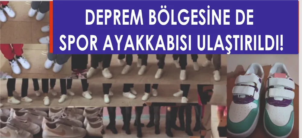 1058 ÖĞRENCİYE,1058 AYAKKABI!