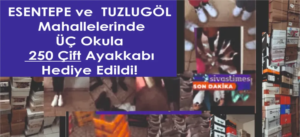1058 ÖĞRENCİYE,1058 AYAKKABI!
